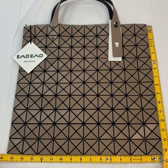 NWT Bao bao Issey Miyake Prism Tote brown - Picture 7 of 11